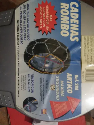 Cadenas de coche para nieve, tamaño 50.