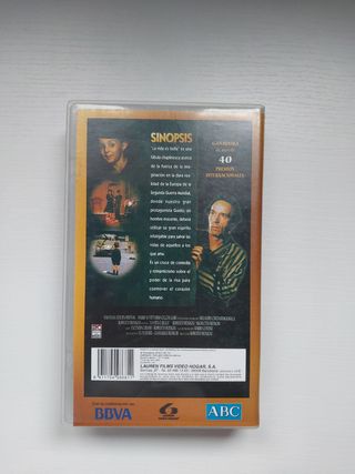 VHS La Vida es Bella - Ganadora de Oscars