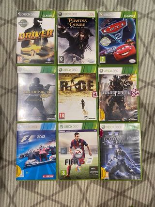 Lote Juegos XBOX 360