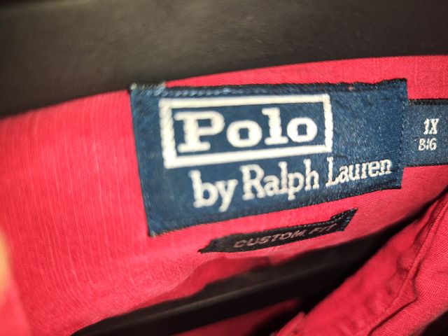 Camisa Polo Ralph Lauren Roja Talla XL