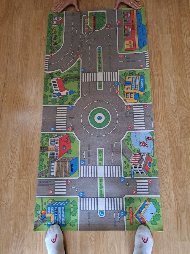 Alfombra de juegos infantil ciudad