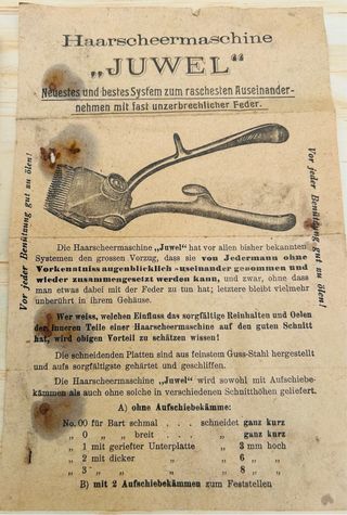 Máquina cortapelo antigua JEWEL
