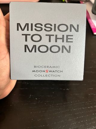 Omega Bioceramic Moonswatch Negro/Blanco