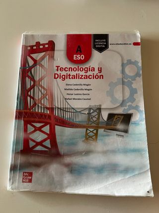 Libro de texto Tecnología y Digitalización A ESO
