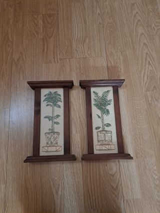 2 cornici decorative per piante