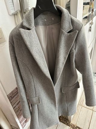 Cappotto lungo donna grigio