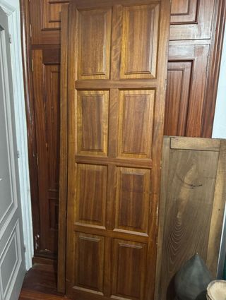 Contraventanas de castaño macizas