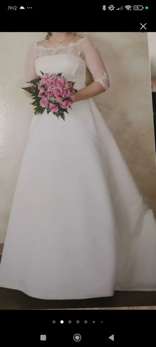 Vestido de Novia Marfil