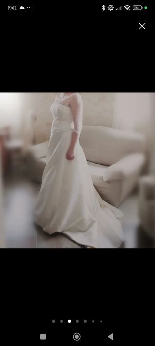 Vestido de Novia Marfil