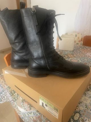 Botas Zara Talla 38 Negras