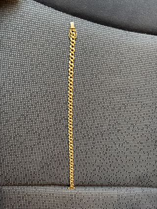 Pulsera de oro 18k maciza