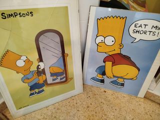 Póster Bart Simpson Eat My Shorts
