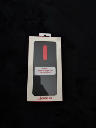 Custodia nera OnePlus 8 Sandstone
