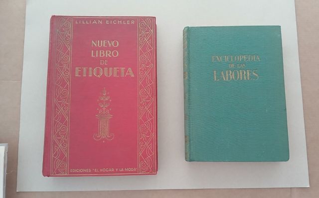 "Nuevo Libro de ETIQUETA" / "Enciclopedia Labores"