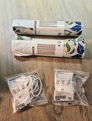 2 Cortinas de baño IKEA Strandlummer 180x200