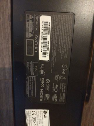 Barra de Sonido LG Negra + Subwoofer