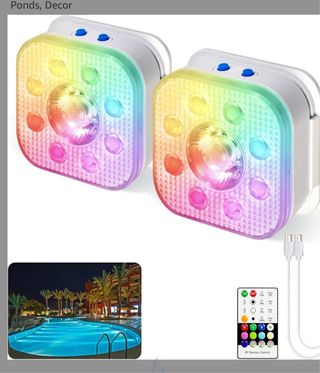 Luci a LED sommergibili per piscina/deco usate