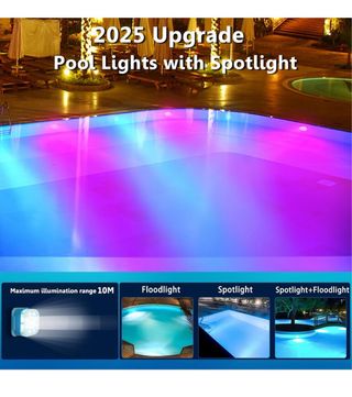 Luci a LED sommergibili per piscina/deco usate