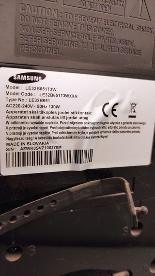 Televisor Samsung 32 Negro LCD