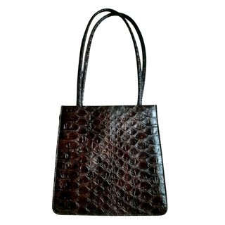 Bolso Vintage Cuero Pitón 90s