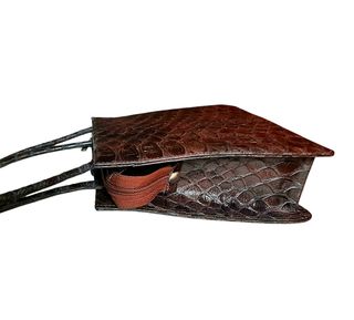 Bolso Vintage Cuero Pitón 90s