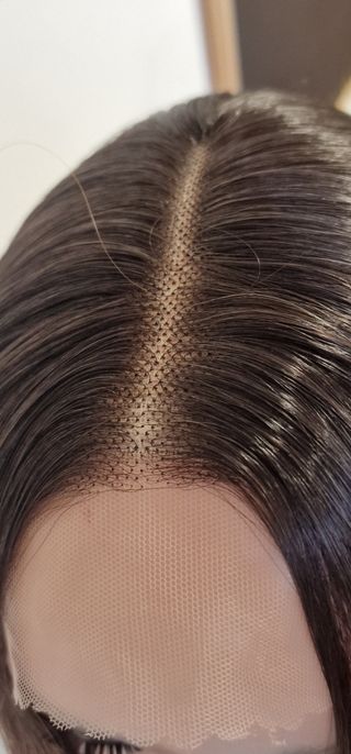Peluca Lace Front Marrón Oscuro y Claro