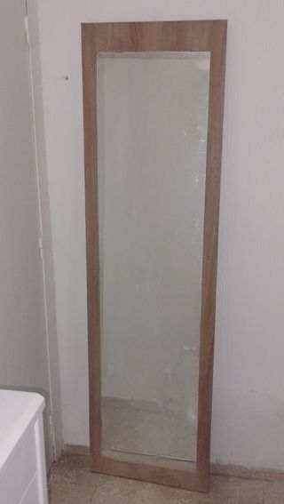 Espejo de pie madera