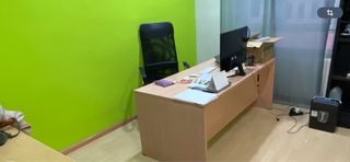 Escritorio de oficina estudio con cajonera