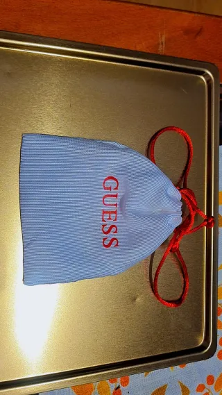 Pendientes Guess Aro Plata con Cristales