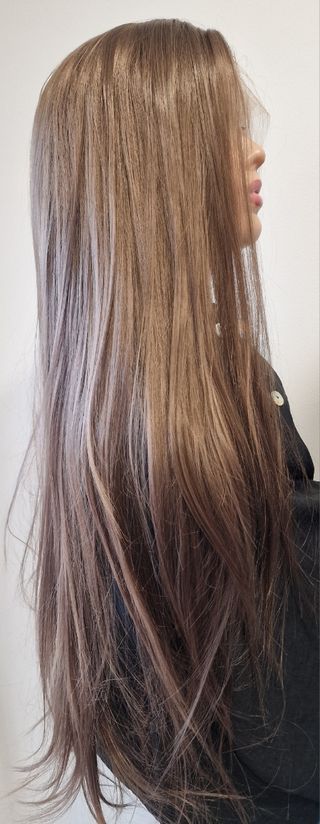 Peluca Lace Front Marrón Claro