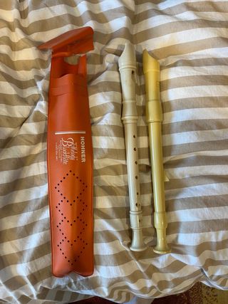 2 Flautas Hohner Melody Blockflöte