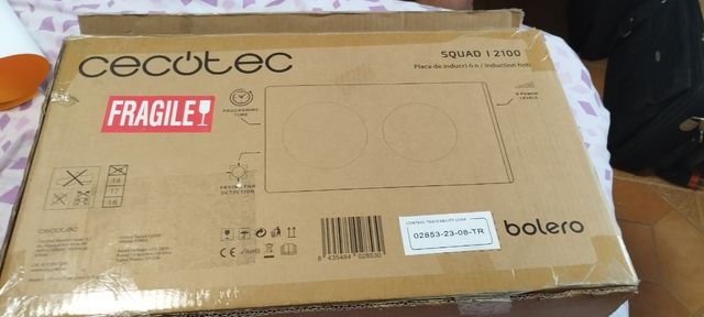 CecotecPlaca de Inducción 2 FuegosBoleroSquad12100