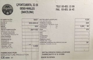 Calefactor industrial