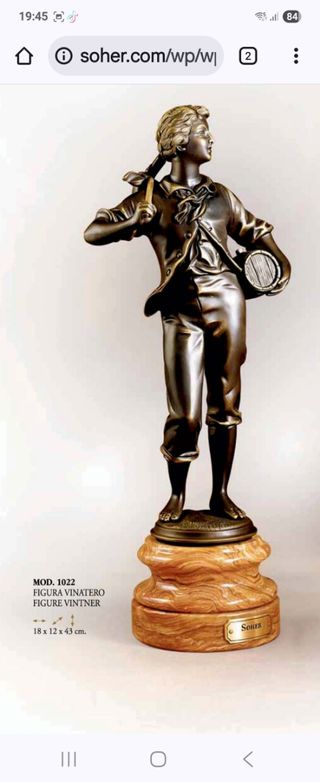 Figura Soher Bronce Firmada Numerada Grande