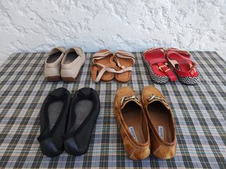 Lote 5 Sapatos Mulher