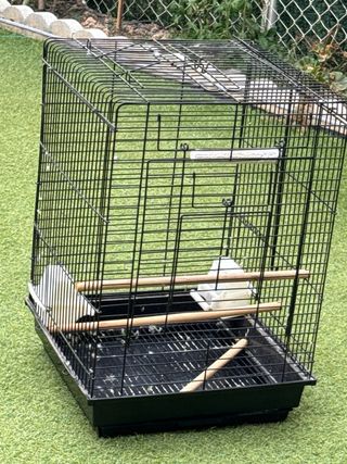 Jaula para pájaros Agapornis + Soporte