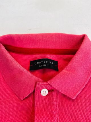 Polo Cortefiel Talla M Rosa