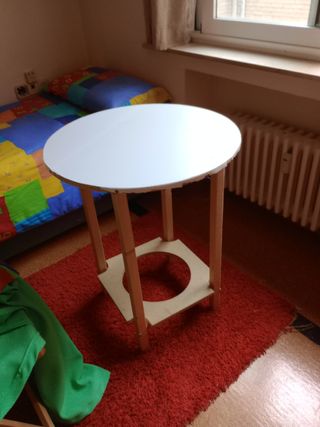 Mesa camilla redonda madera