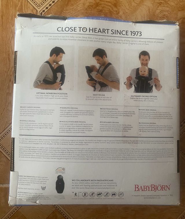 Mochila Porta Bebés BabyBjörn Original