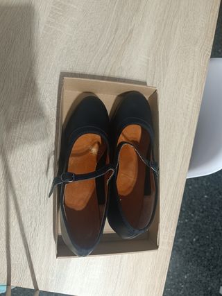 Zapatos Flamenca Mujer Talla 37 Negros