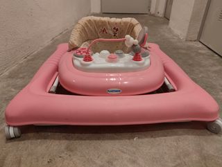 Correpasillos bebé rosa de la Minnie.