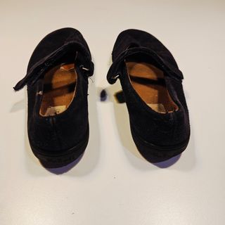 Zapatos manoletinas negros talla 7-8 de niña