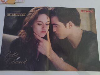 Póster Amanecer Crepúsculo Bella y Edward