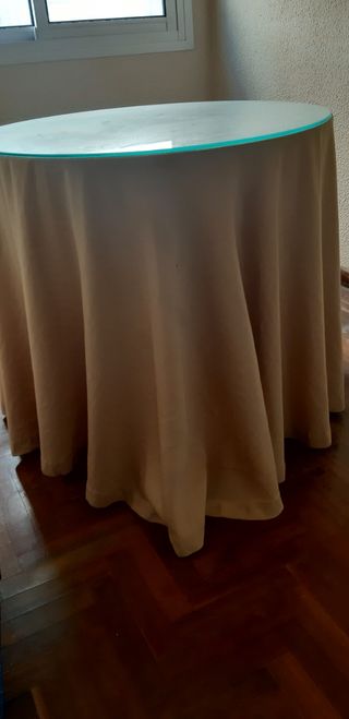 Mesa camilla redonda 