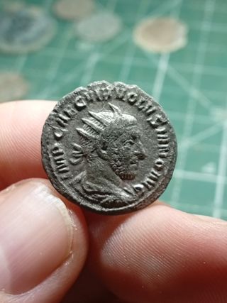 Moneda romana - Antoniniano - Volusiano PIETAS