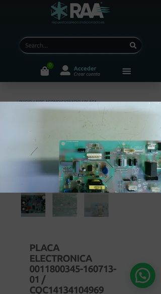 Placa electrónica para Aire Acondicionado