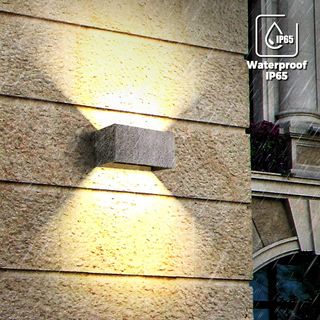 Aplique Pared Gris 24W IP65 3000K