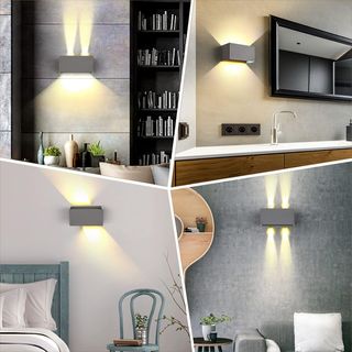 Aplique Pared Gris 24W IP65 3000K