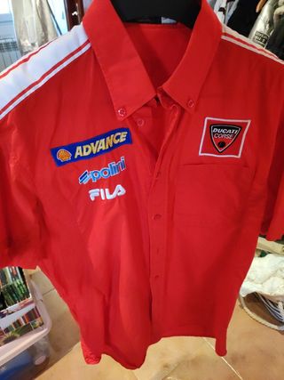 Camisa Fila Ducati Talla L Roja
