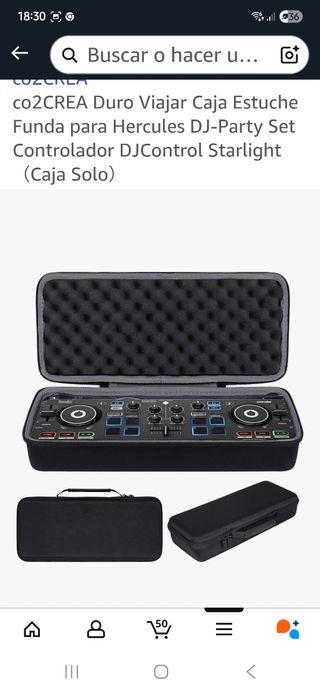 Funda Rígida co2CREA para Hercules DJ-Party Set